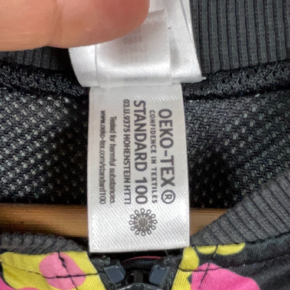 Hannah Andersson Bomber Jacket Girls 150 cm US 12 Floral Full Zip Track Rainbow - Picture 7 of 16